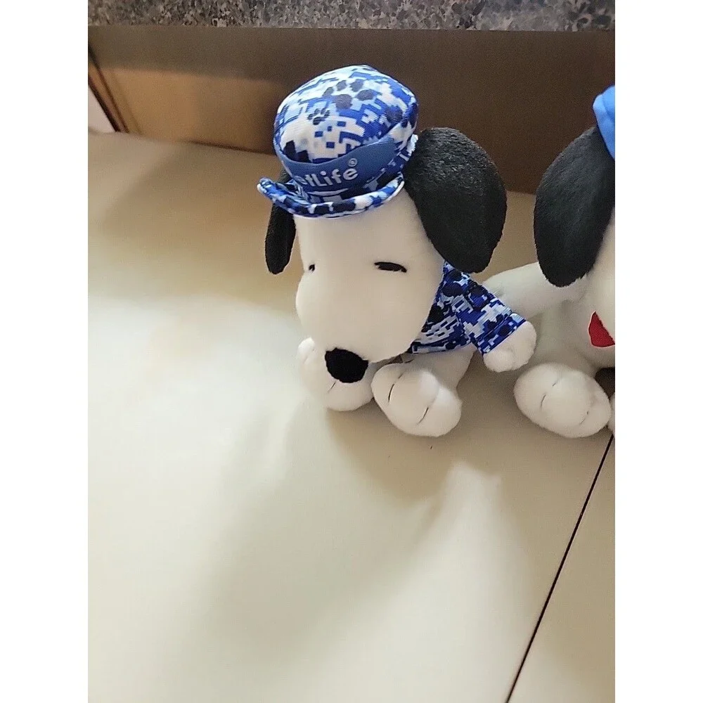 2011 Snoopy‎ Plush Toy Lot Metlife Dressed up Baseball July 4th Camo etc..